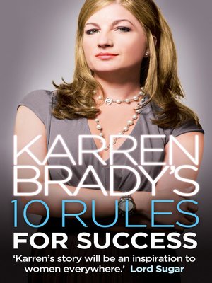 cover image of Karren Brady's 10 Rules for Success